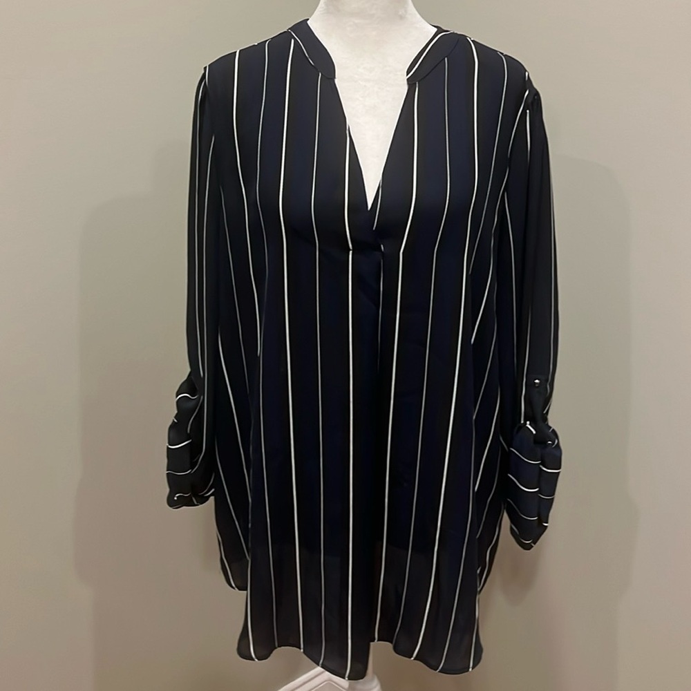 David Jones Striped Blouse